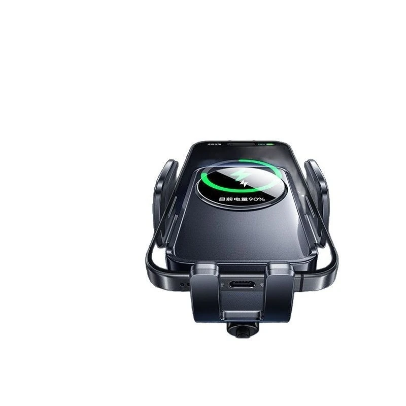 

Car wireless charging QI2 bracket, fast charging mobile phone 2025 new car navigation alloy overhead shooting bracket