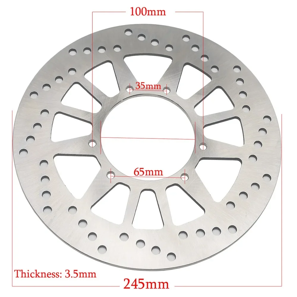 245mm Motorcycle Front Brake Disc Rotor For Yamaha Serrow XT 250 XT250 2005 2006 2007 2008 XT 350 XT350 1985-1995