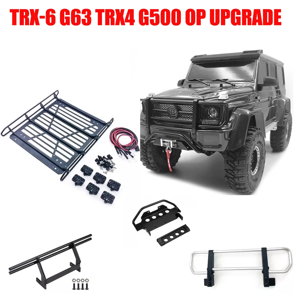 

TRX6 front bumper rear bumper winch support luggage rack TRX-6 G63 TRX4 G500 OP upgrade part