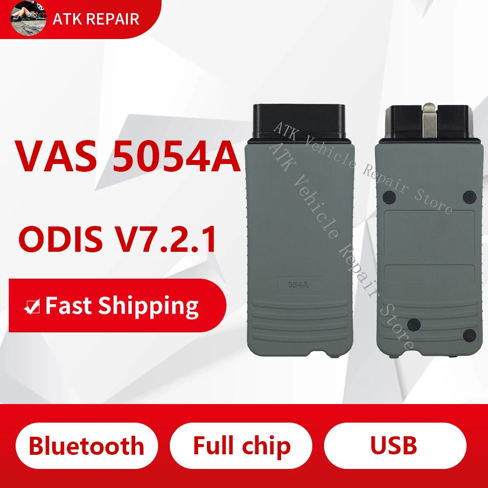 2024 Full chip VA-S 5054A Vehicle Diagnosis Programming tool BT Adapter latest Software OD-IS V7.2.1 USB/Bluetooth Connection