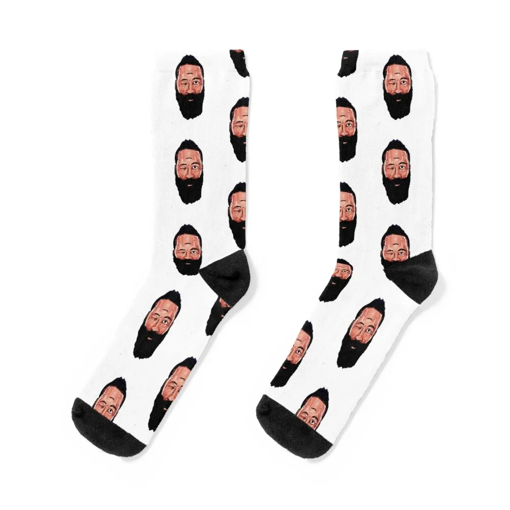 

James Harden – The Beard, NBA Superstar Socks luxe cotton custom sports Socks For Women Men's