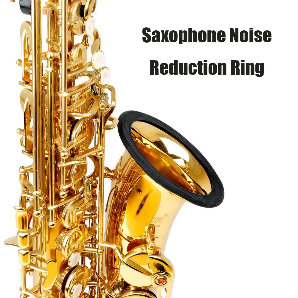 SLADE Saxophone Silicone Muffler Ring Sax Noise Cancelling Bell Mouth Soprano Alto Tenor Sax Protective Cover Woodwind Parts