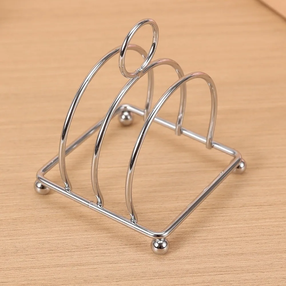 Stainless Steel Toast Bread Rack Multi-functional Space Saving Bread Holder Food Display Stable Bread Cooling Rack Home Kitchen