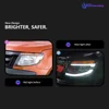 AKD-Lampe frontale LED pour Ford Ranger 2012-2015 Ranger T6, éclairage de sauna, DRL Hid Bi SG, accessoires auto 3