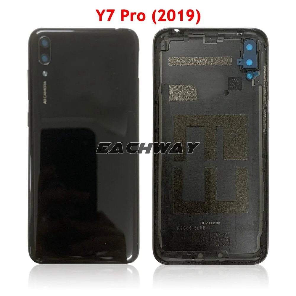 New For Huawei Y7 2019 Y7 Pro 2019 Y7 Prime 2019 Back Battery Cover Rear Housing Y7 2019 Case Y7 Pro 2019 Battery Cover