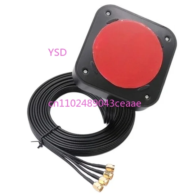 5G Four in One Multi band High Gain Paste Type Antenna With 2m Cable SMA Male QTMY0159ST