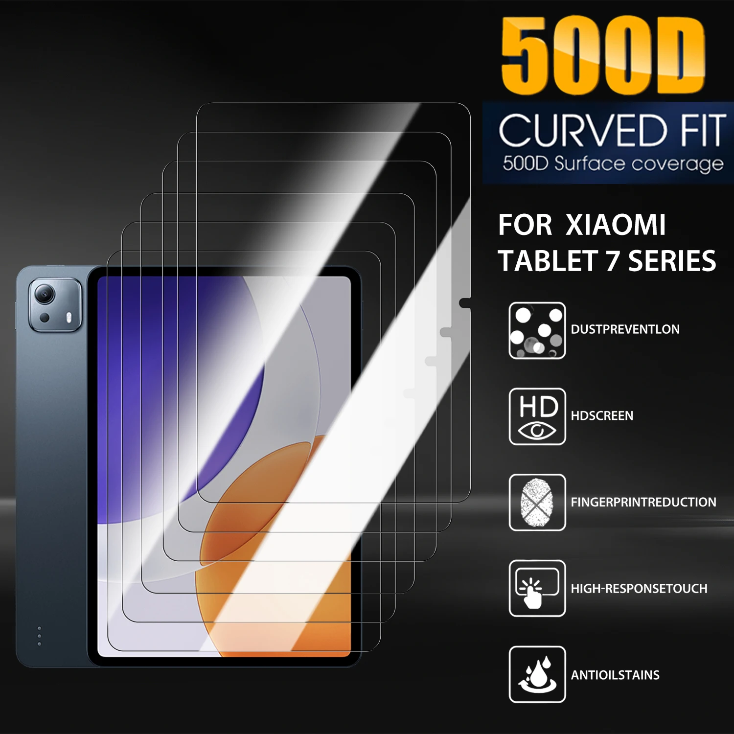 

Easy Installation Tempered Glass Screen Protector for iPad (A16) 11th/Air11/Air13 HD Clear Tablet Films for IPad11 2025/2024