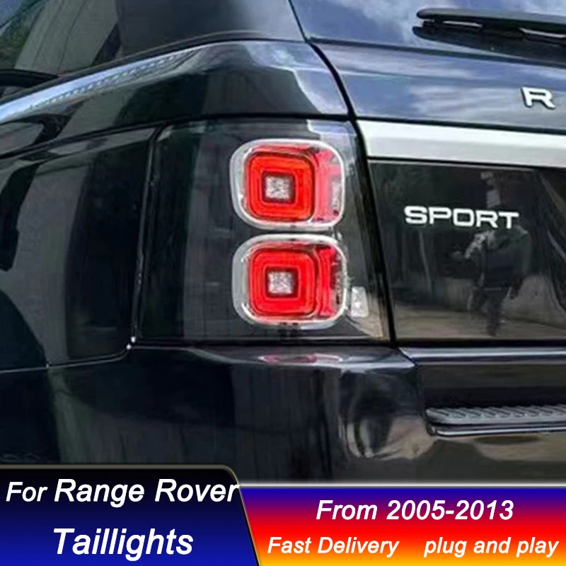 Car Taillights For Land Rover Range Rover Sport 05-13 modify new Style Rear LED DRL Turn Signal Lamp Assembly Brake Reverse Fog