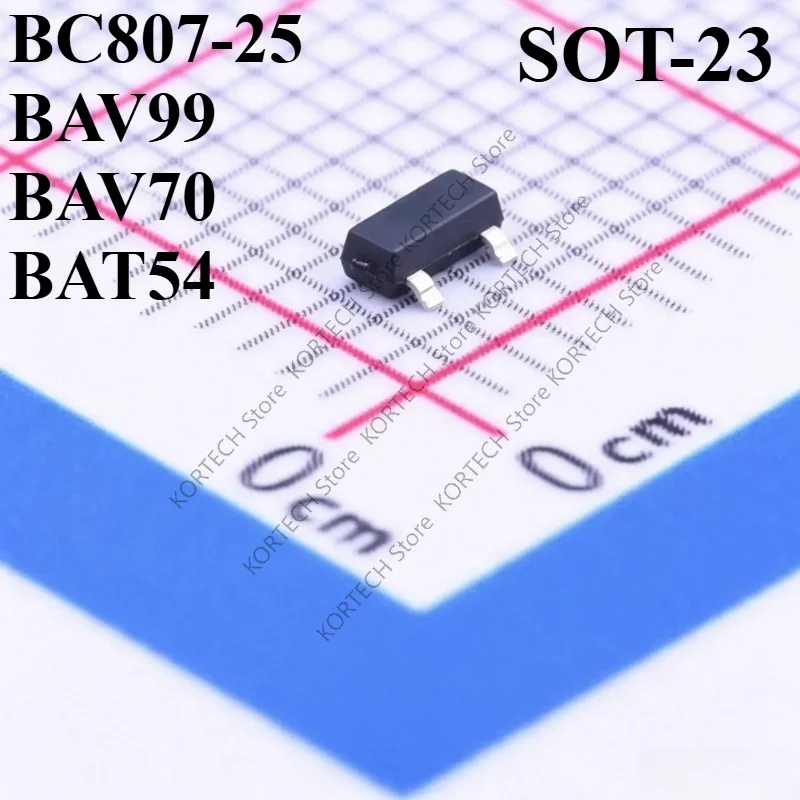 3000PCS/Lot BSS84 BSS138 BC857B BC856B BC847B BC817-40 BC807-25 BAV99 BAV70 BAT54 SOT-23 PD J1 3F 3B 1F 6C 5B A7 A4 KL3 SOT23