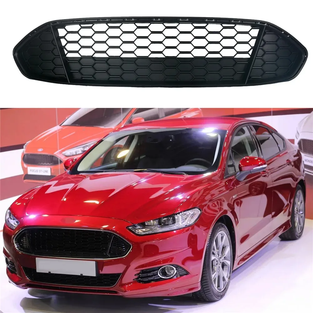 

For Mondeo Racing Grills For Mondeo Fusion MK2 MK3 2013 2014 2015 2016 Front Bumper Cover Grilles Front Grill Mesh