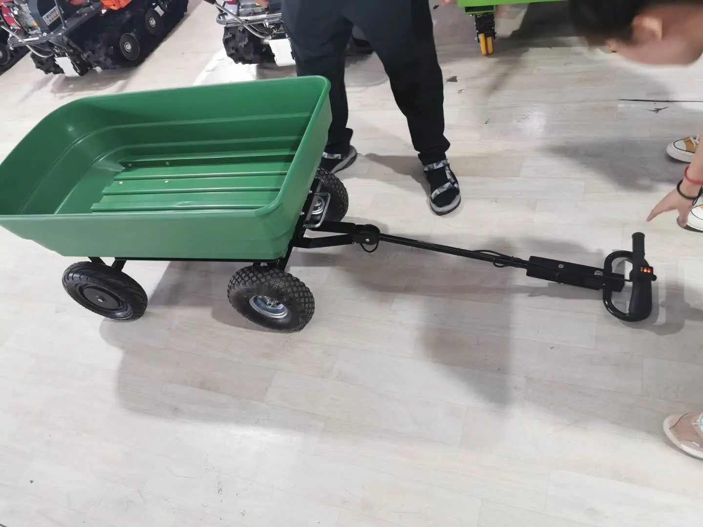 

Hot sales Electric trailer multi-function folding trailer construction tool handling