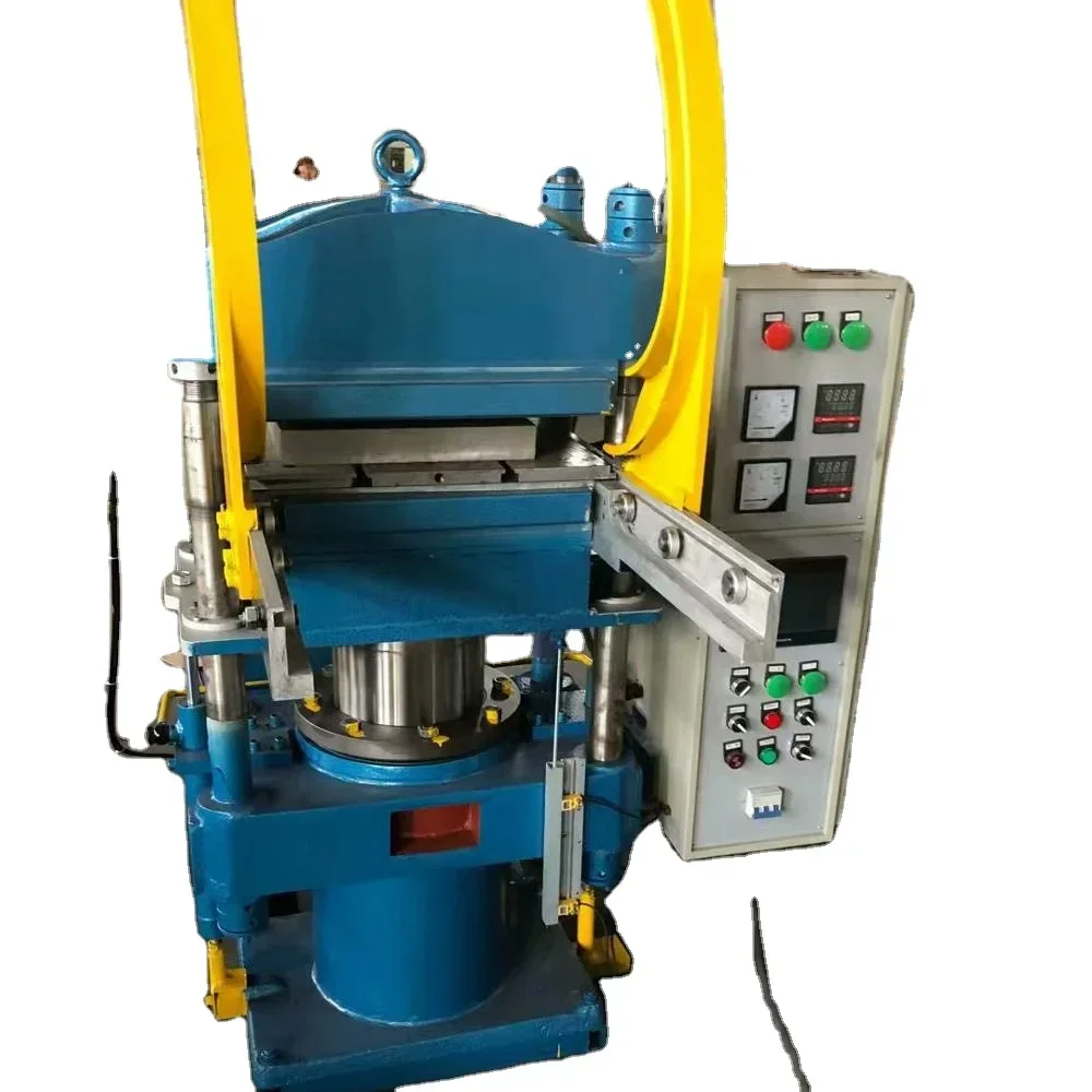 80T Rubber Vulcanizing Press Machine - Hydraulic Rubber Curing Press Industrial Vulcanizer for Rubber Manufacturing