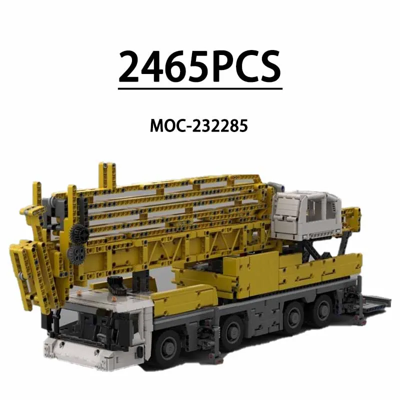 MOC-232285 Crane mk88 Heavy Equipment Transporter Crane 2465 Pieces Building Block Toys Children's Birthday Gifts Christmas Gift