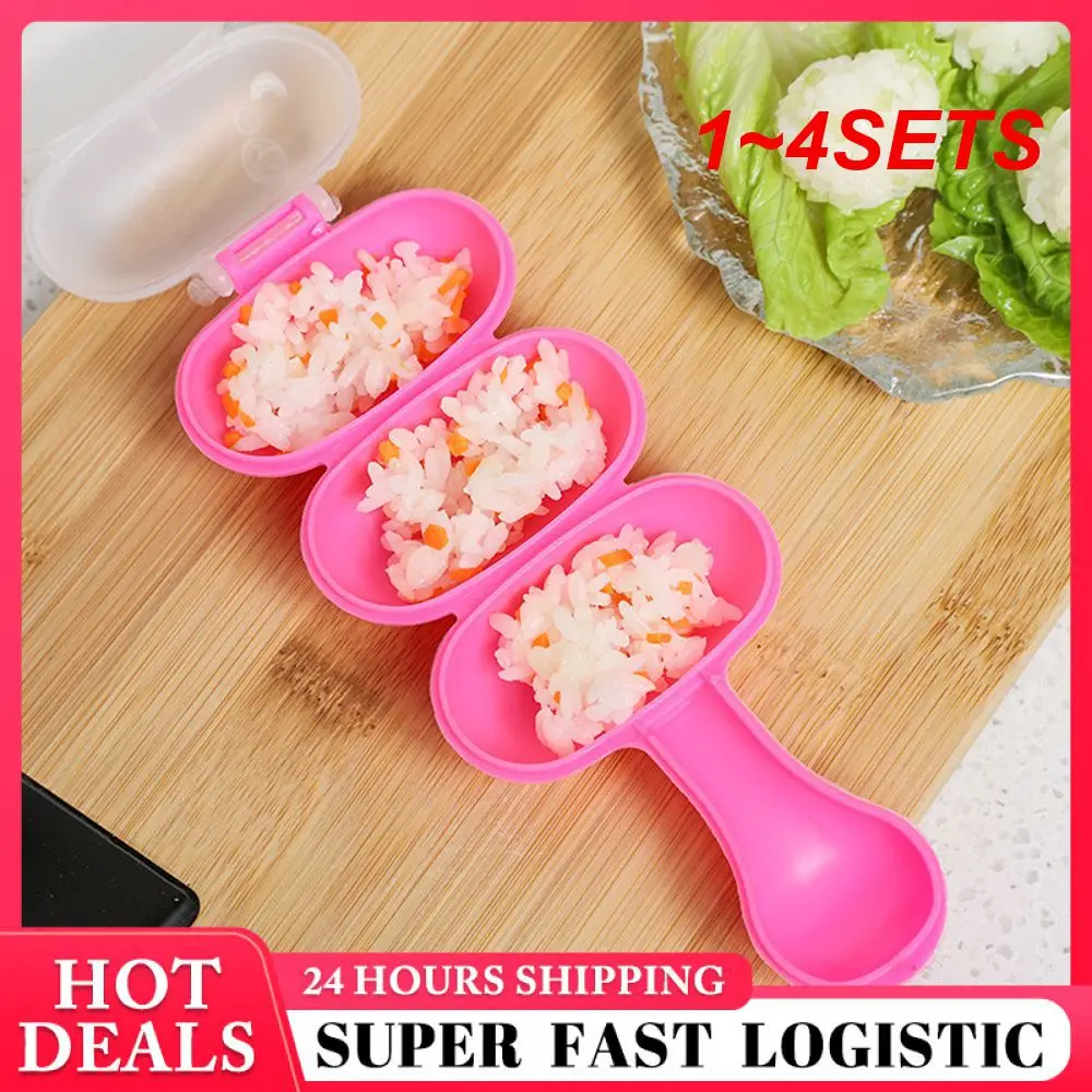 1~4SETS Sushi Making Tools Convenient Fashionable Unique Kitchen Tools Rice Ball Mold Food Mold Best Seller