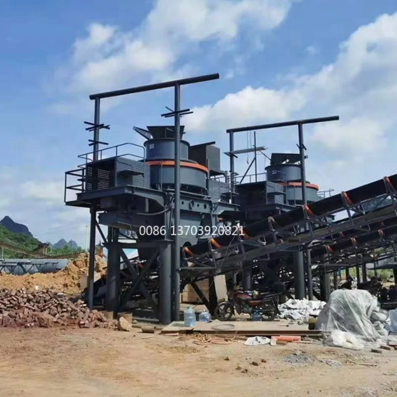 High Efficiency Vertical Shaft Impact Crusher Quarry Sand Making Machine Hot Sale Sand Crusher Machine