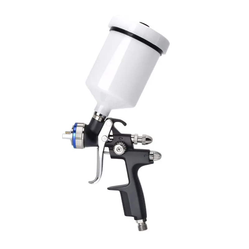 

Прямая продажа с фабрики, сопло 1,3 мм, HVLP, мини-распылитель воздушной краски, аэрограф, бункер, пистолет-распылитель для автомобильной черной обработки