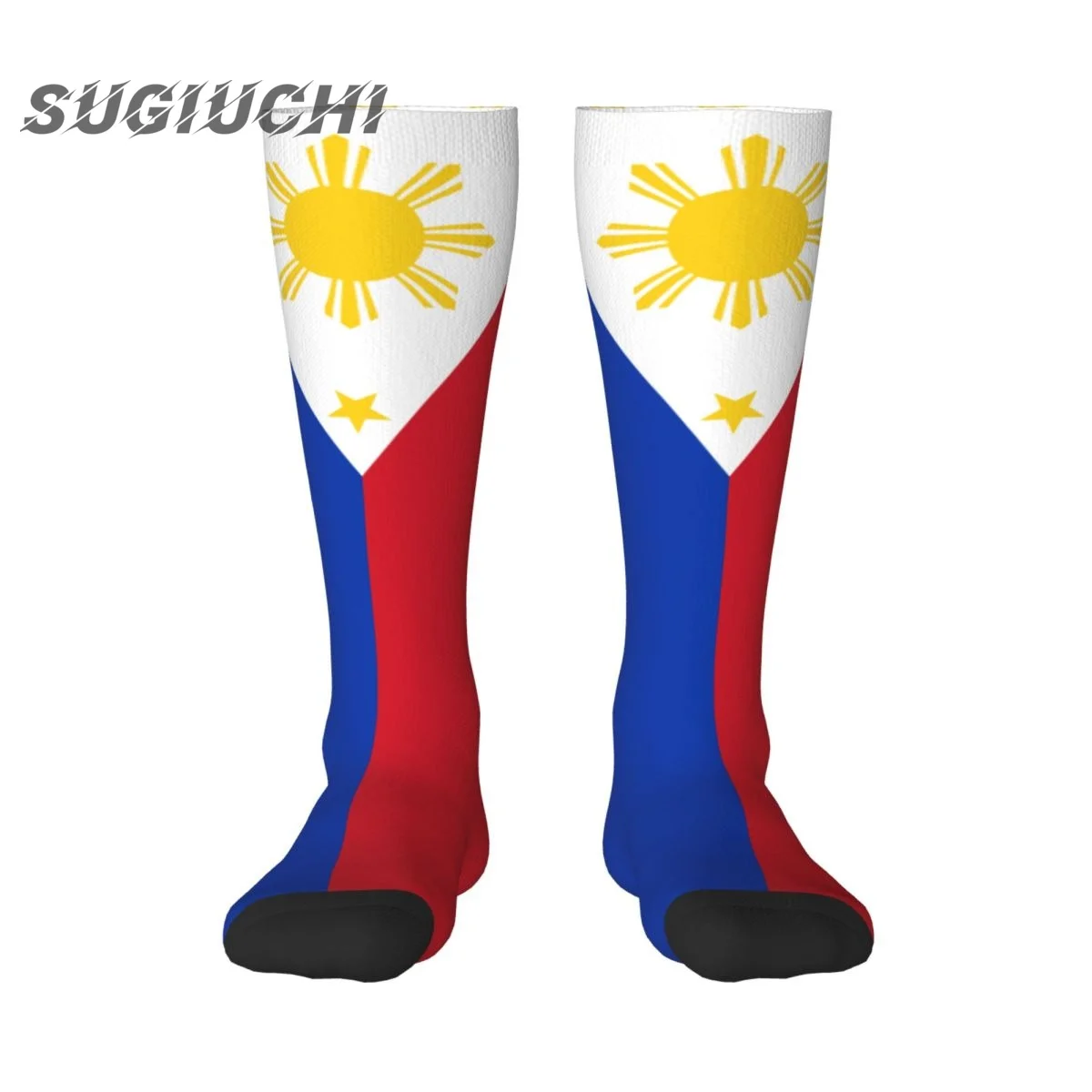 Philippines Flag Polyester 3D Printed Socks For Men Women Casual High Quality Kawaii Socks Street Skateboard Socks