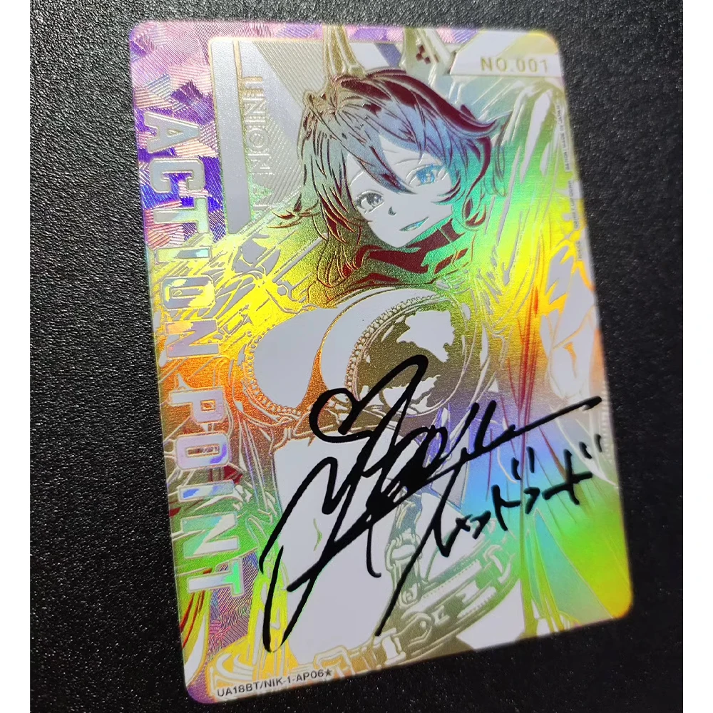 GODDESS OF VICTORY:NIKKE Red Hood UA UNION ARENA Collection Card Bronzing Signature Card Textured Refractive Flash Child Gifts