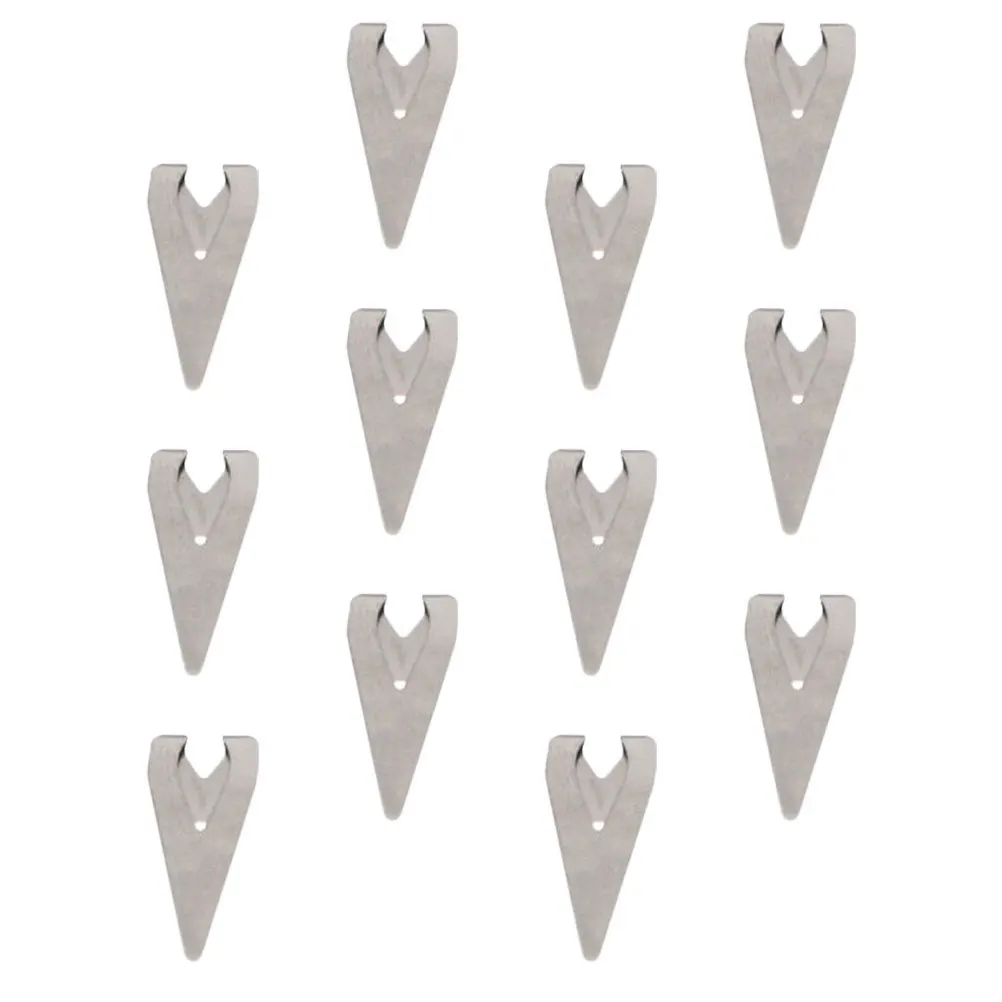 

12pcs Metal Bookmarks Clips Stainless Steel Label Clamp For Students Reading Bookmarks Planner Clips School Office Supplies