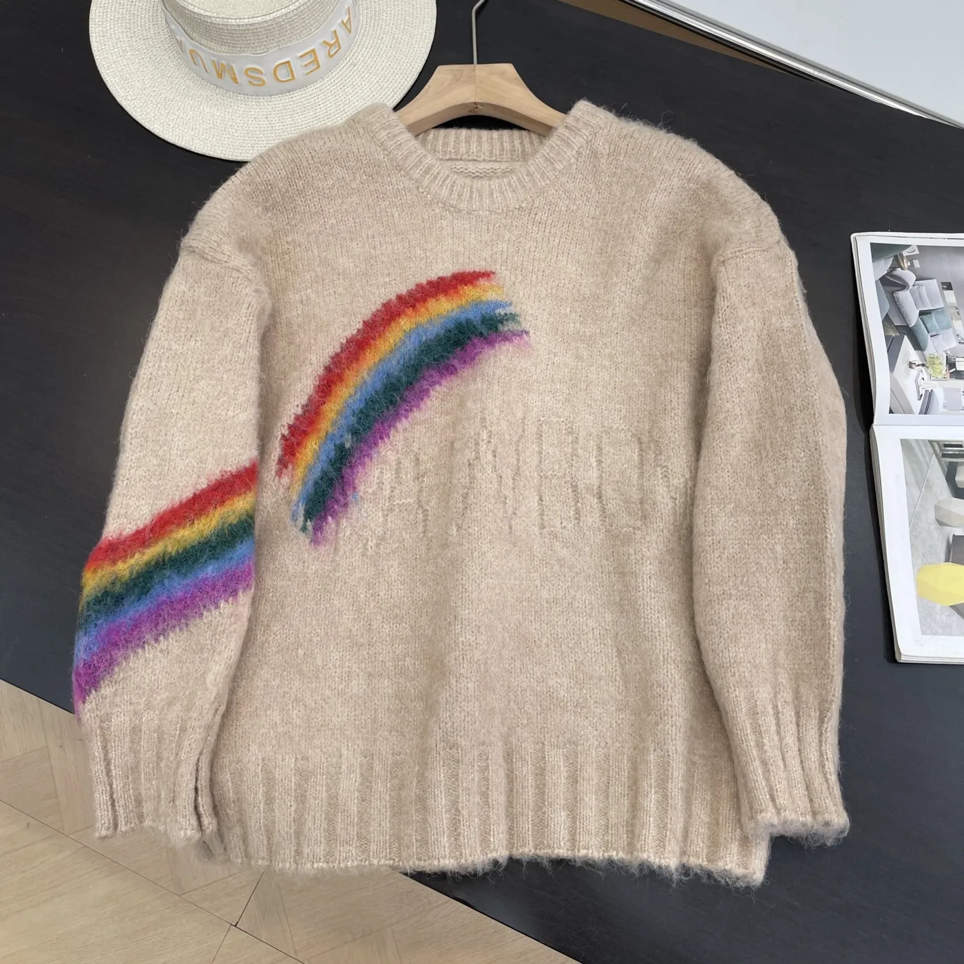 

Warm Thiened Winter Sweater Women's Loose Fitted Hoodie Sweet Sle Straight Cut Long Sve Warmth Comfortable Casual Knit...