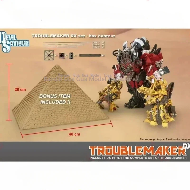 (Nueva versión, nuevo Color) Devil Saviour Devastator DS-01 02 03 04 05 06 0708 gancho raspador Mixmaster Bonecrusher un juego de figuras