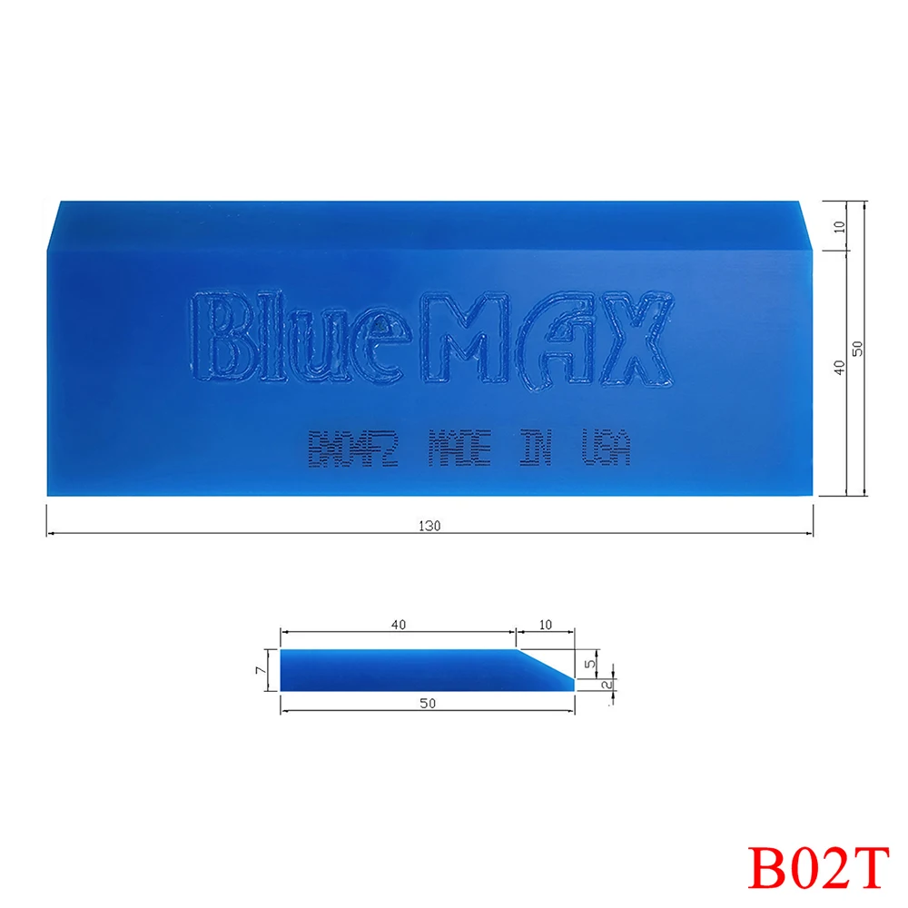 13*5cm BLUEMAX Rubber Scraper Window Squeegee Blade Glass Cleaner Vinyl Tint Tools Sticker Remover Car Cleaning Accessories