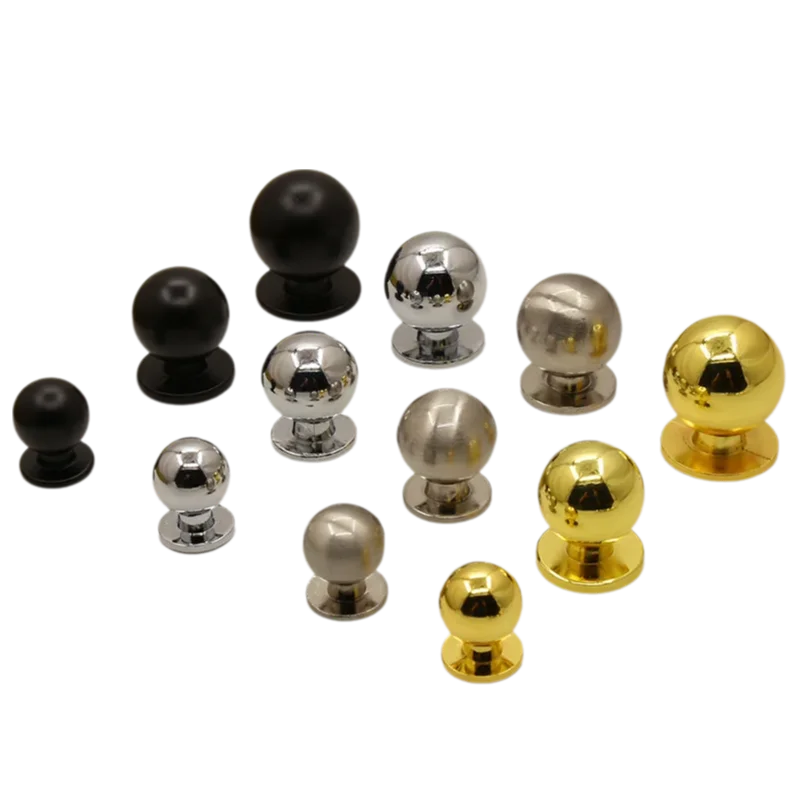 

2pcs 26*33mm Cabinet door handles single-hole handles spherical drawer/wardrobe handles bottle cap handles