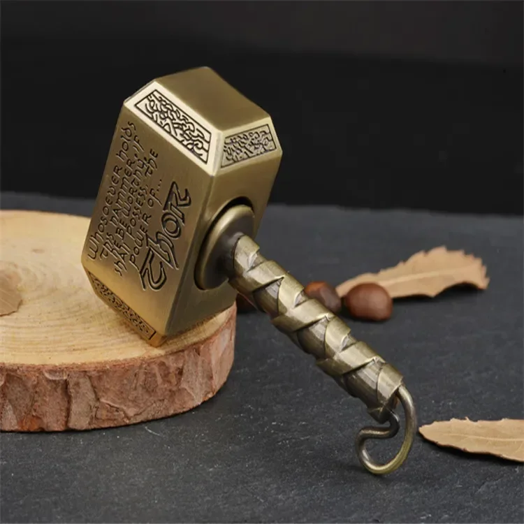 Thor's Hamer Hand Fidget Spinner Metalen Tol Tip Gyro EDC Stress Relief Speelgoed Vingertop Anti angst Voor Kinderen