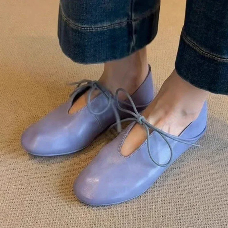 

Women's flat sandals casual loafers sports shoes women's summer brand lace-up leather shoes running and walking shoes Zapatilas
