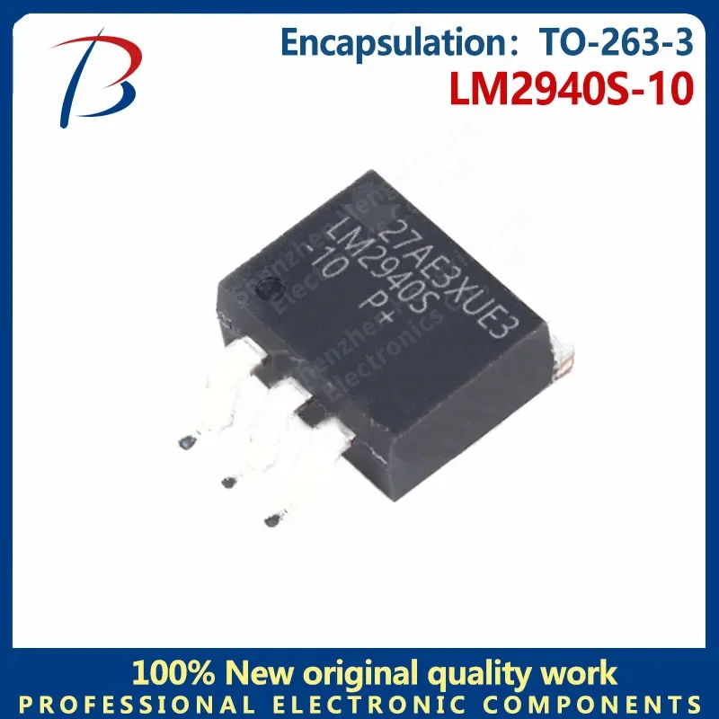 5PCS BHT LM2940S-10 package TO-263-3 10V 1A linear regulator