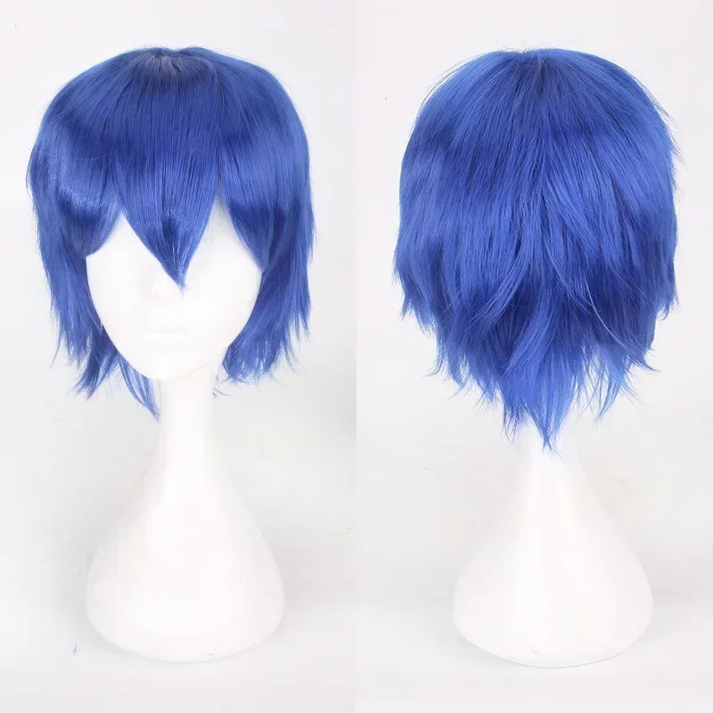 Anime Mystic Messenger 707 Cosplay Synthetische Perücke Kurze Rot Orange Hitzebeständige Haar Cosplay Perücken – Detail 14