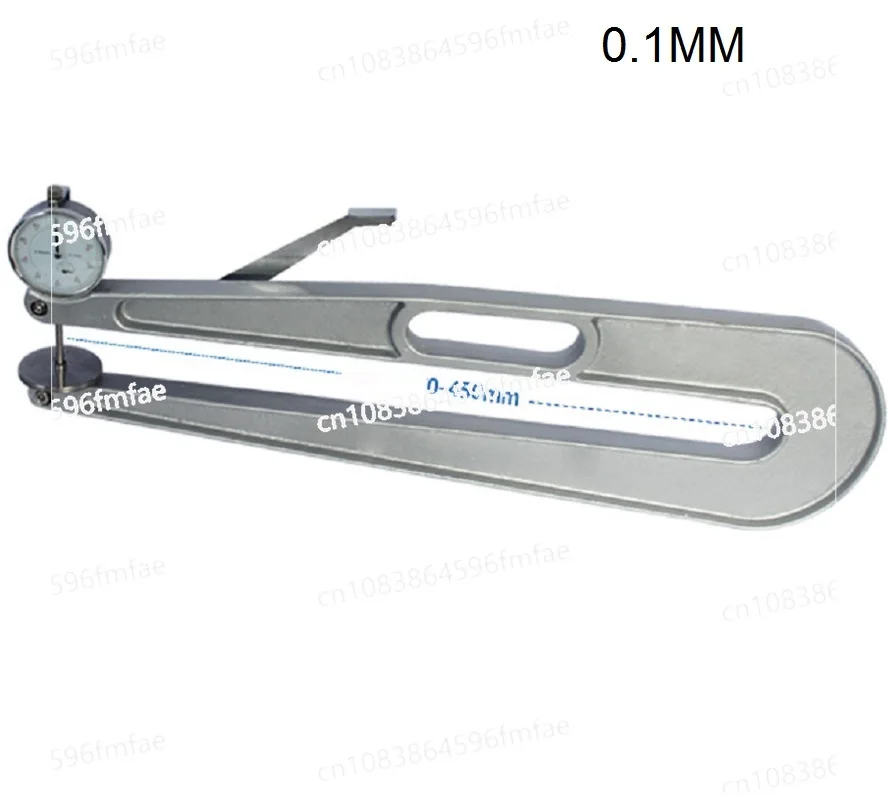 

0-30MM 450MM 10-50MM 0.1MM Deep Throat Thickness Gauge Large Span Pointer Needle Thickness Tester Sponge Thickness Meter Tester