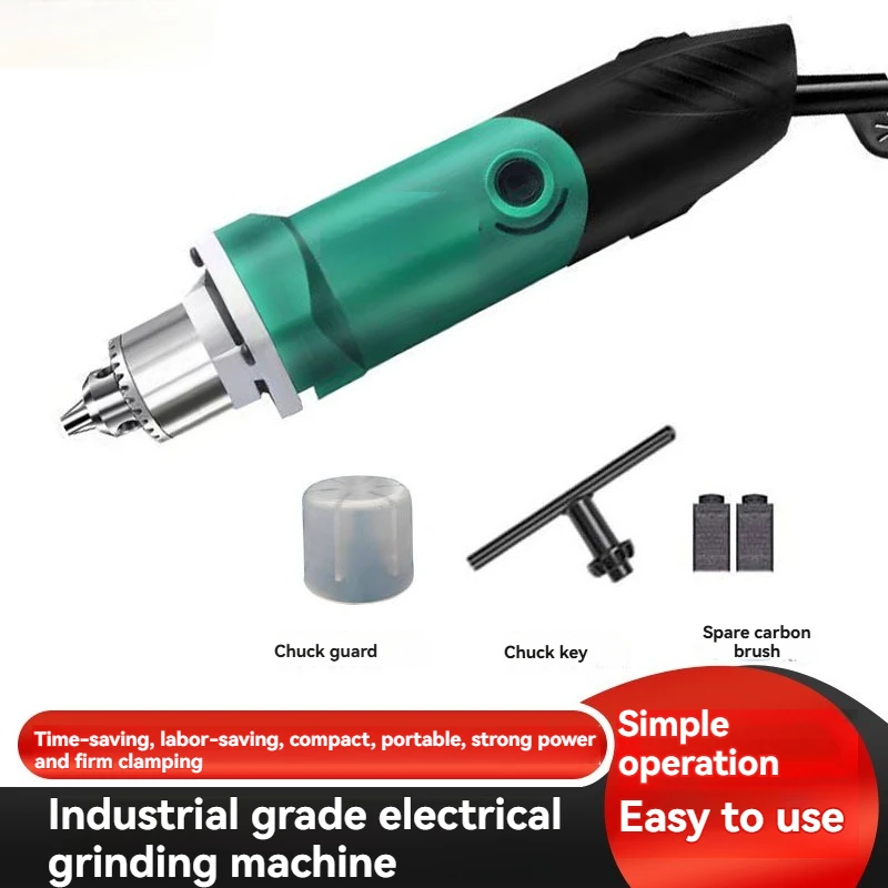 Mini Electric Grinder & Engraving Machine, Multi-function Rotary Tool Sander Polisher Electric Drill For Metal & Wood Processing