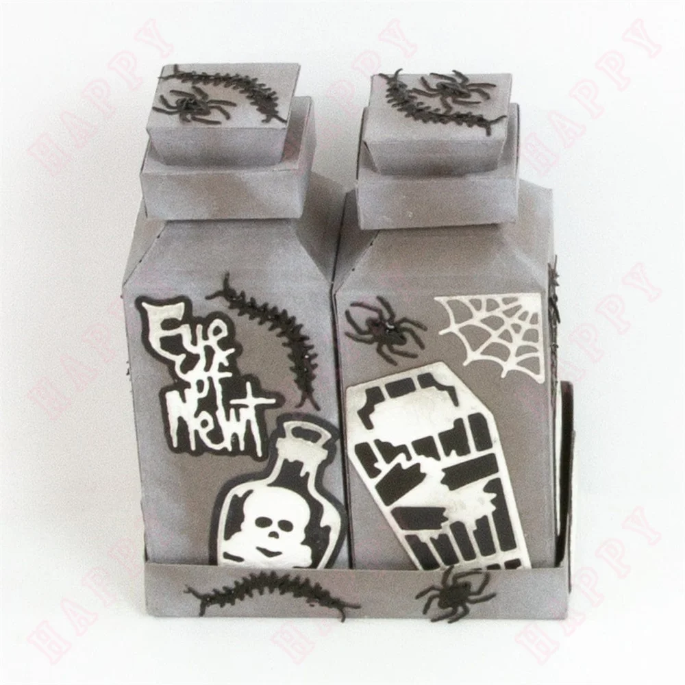 Hallowmas صندوق يموت قطع معدنية يموت قطع يموت قالب سكرابوكينغ الحرفية الديكور قالب النقش DIY بها بنفسك اليدوية 2025 جديد