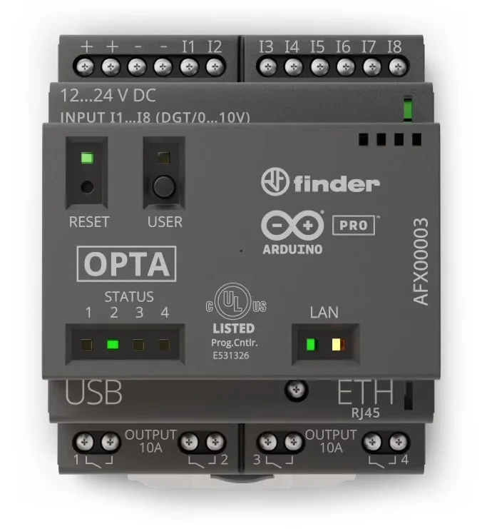 Arduino Opta Lite AFX00003 Micro Programmable PLC Industrial Internet of Things Ethernet