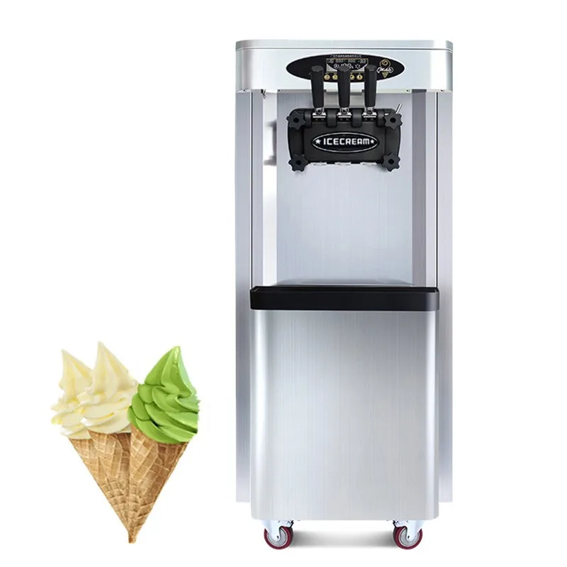 

High Capacity 36-40 L/H 5 Flavors Commercial Ice Maker Frozen Yogurt Soft Serve Ice Cream Making Stainless Steel Gelato Machine