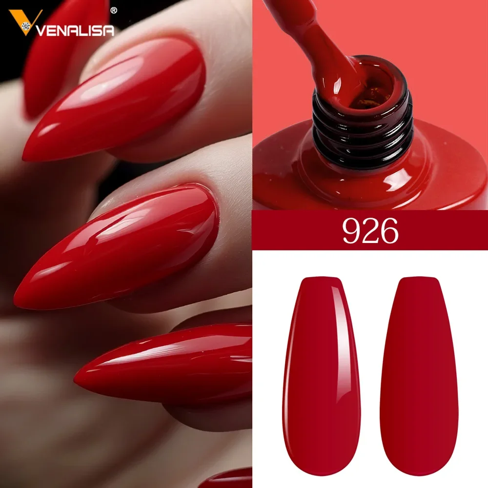 7.5ml  Venalisa TPO HEMA Free Soak Off Gel Polish Non Irritant Organic UV LED Nail Art Gel Varnish Canni Factory Wholesale