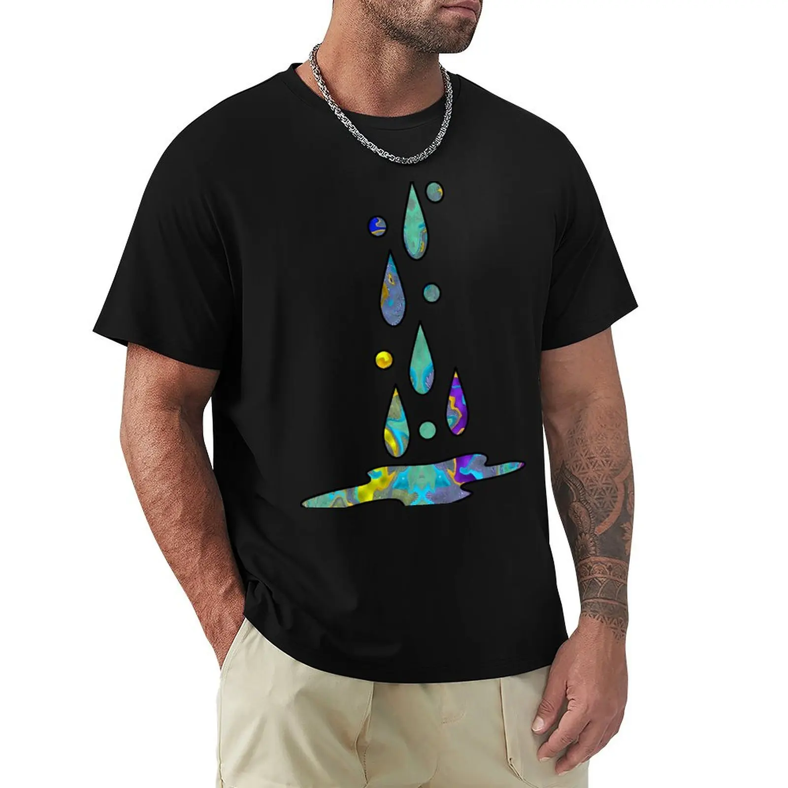 Hologramish T-Shirt Work Wear Short Sleeve T-Shirt