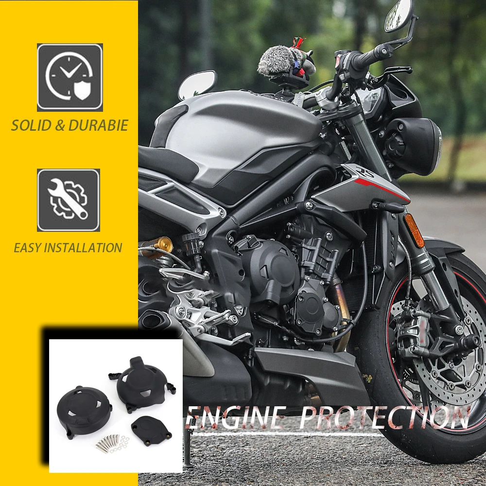 

New Motorcycles Accessories Engine cover Protection case For Daytona 675 / R For Street Triple 765 R / S / RS