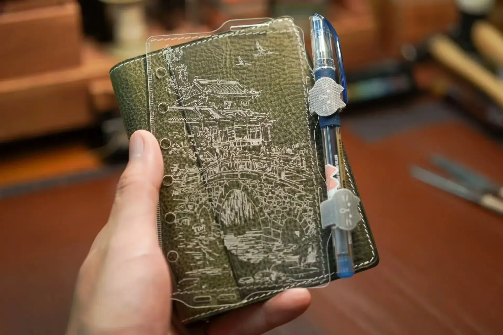 A5/A6/A7/A8 See-through Acrylic Ruler Loose Leaf Binder Dividers Cute Agenda Seperators Planner Accessories
