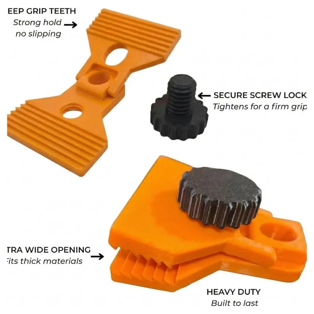 Windproof Tarp Clamp Heavy Duty Tarp Clips Set Outdoor Camping Tent Fastener Clamps Windproof Fixing Clamps for Awnings Sun