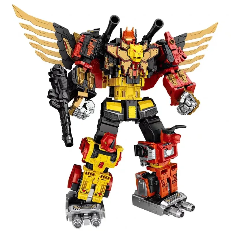 Wei Jiang Transformação Predaking 5IN1 As garras afiadas Divebomb Headstrong Tantrum Rampage Figura