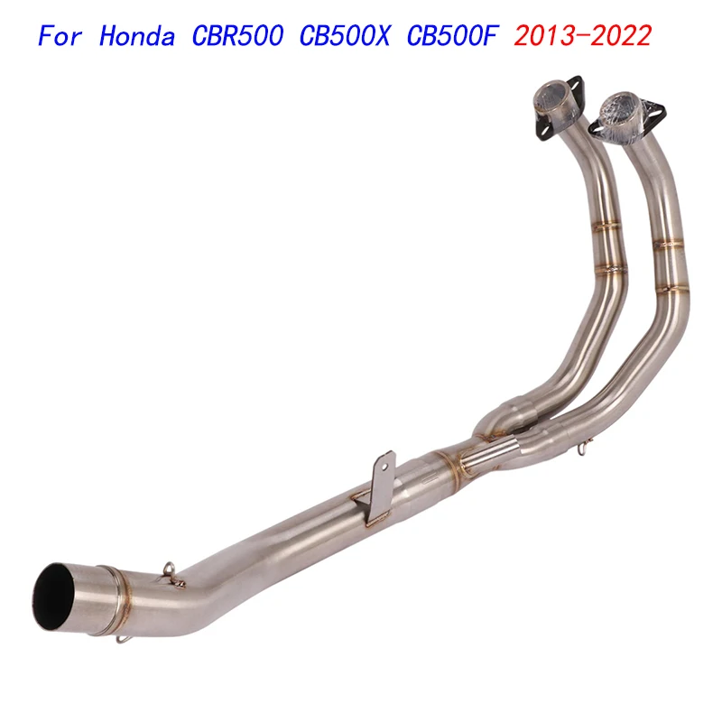 

Slip On Motorcycle Front Connect Tube Head Link Pipe Stainless Steel Exhaust System For Honda CBR500 CB500X CB500F 2013-2022