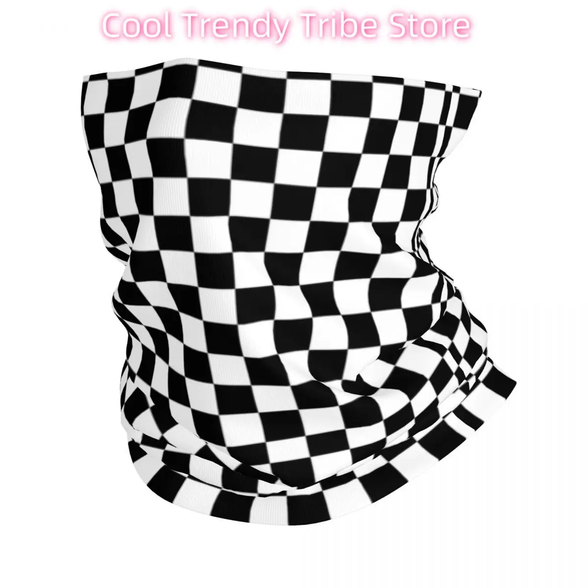

Ska Stripes Bandana Neck Cover Checkerboard Geometric Striped Balaclavas Mask Scarf Headband Cycling Unisex Adult Breathable