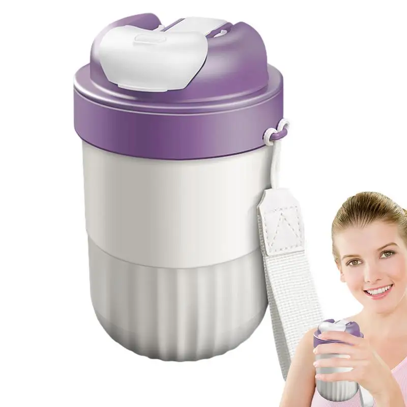 

Дорожные кружки из нержавеющей стали, соломенная и герметичная крышка, изолированная многоразовая кофейная кружка с защитой от проливания крышки для сока, горячего и холодного