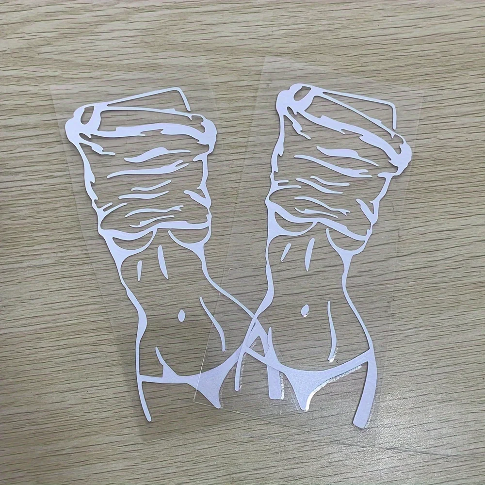 

Beautiful Silhouette Motorcycle Stickers Waterproof Self-adhesive Vinyl Decals DIY for Motorbike Scooter Car Window Decorations