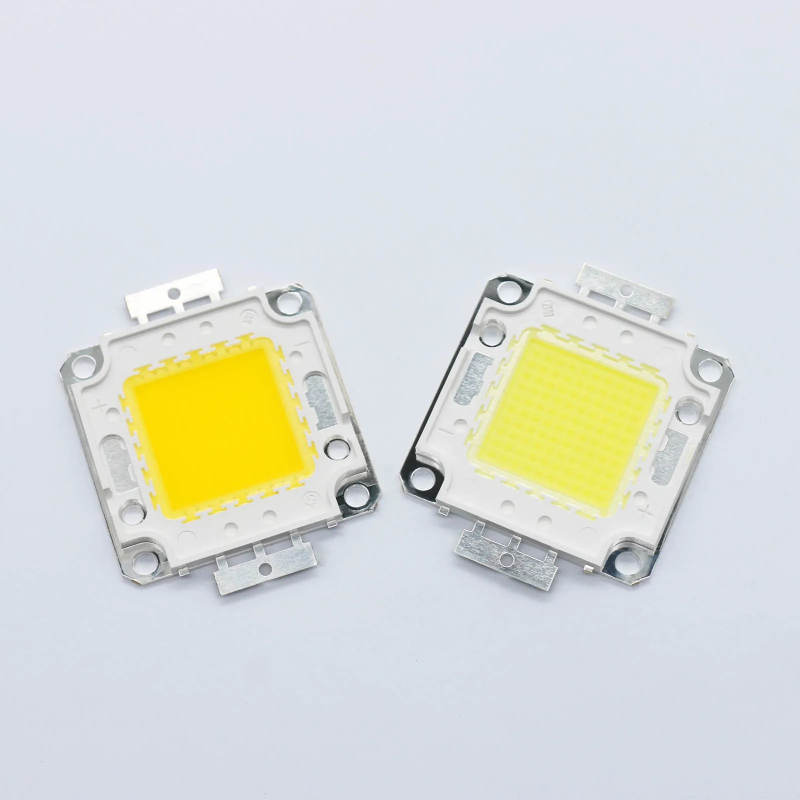 Chip LED COB de 50W y 100W, soporte de cobre DC30-36V, foco reflector LED integrado, luz LED, blanco frío y cálido