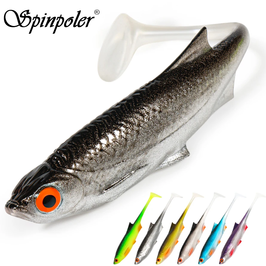 N.B. Isca Artificial Biônica Shad Macia 11cm 8g com Cauda de Remo, Isca Artesanal Realista para Pesca de Robalo, Lúcio, Truta e Predadores