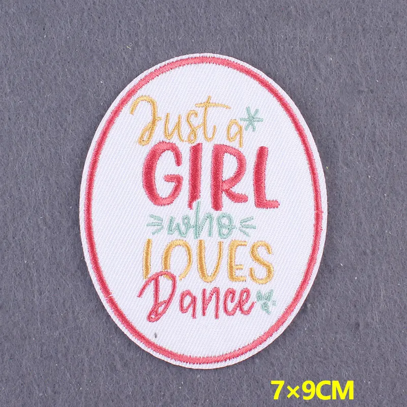 Positive Words Patch Iron On Patches For Clothing DIY Slogan Badges On Backpack Stripes Embroidered Patches On Clothes Decor