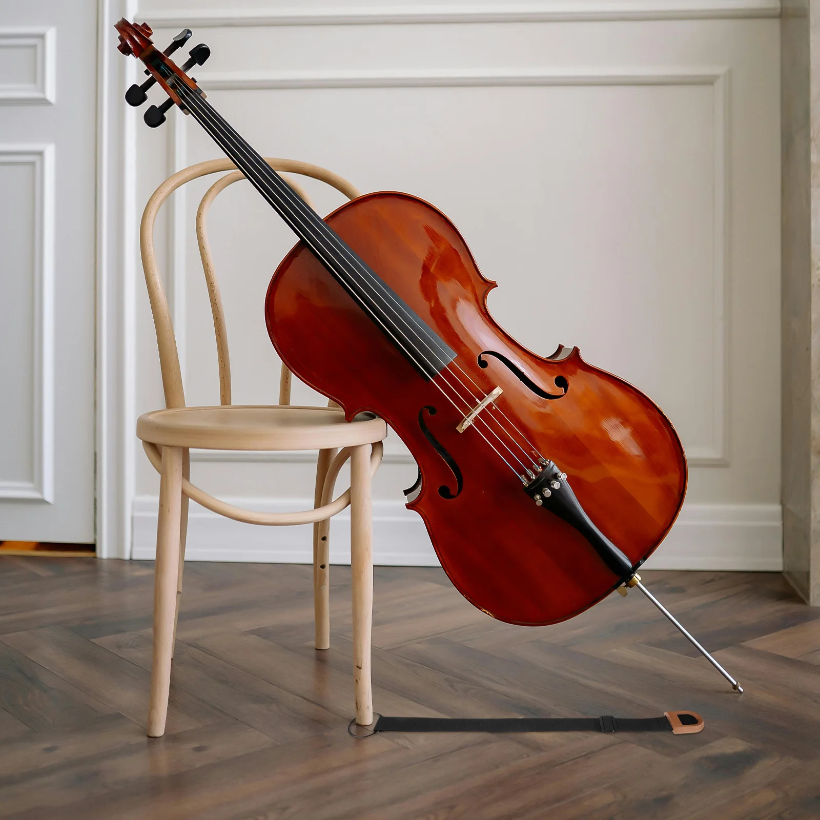 

Cello Non-Slip Mat Adjustable Cello Endpin Rest Portable Lightweight Durable Material Easy Installation Musical Accessories Non